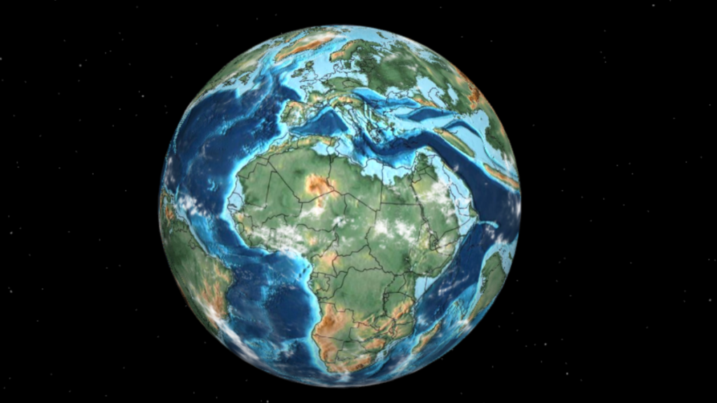 What was the Earth like millions of years ago? Here is the wonderful interactive map