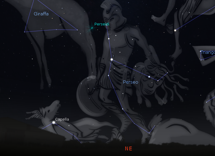 Perseidi stelle cadenti meteore